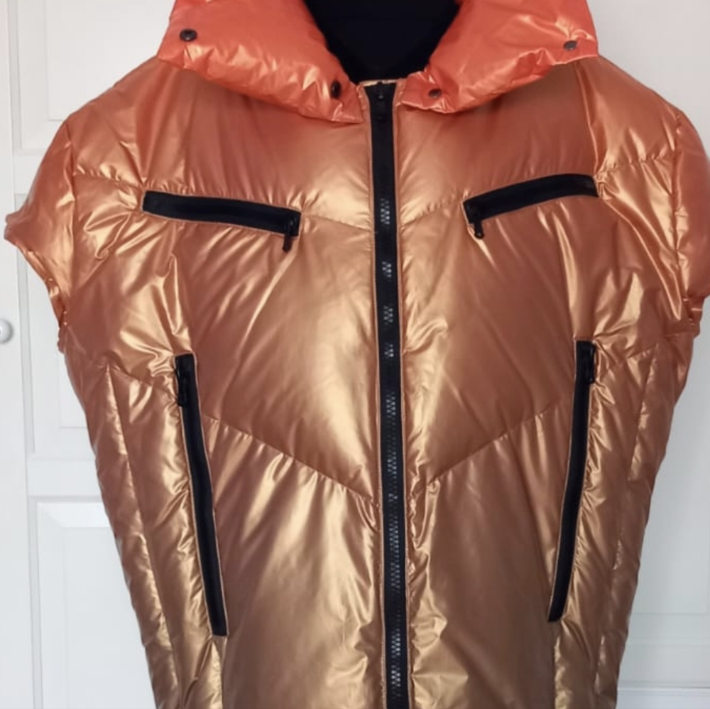 Stylish Gold and Orange Women's Vest - Picture 7 of 15